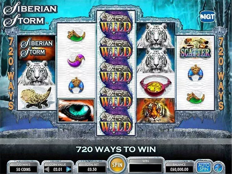 Siberian Storm IGT Slot Game released in   - Free Spins