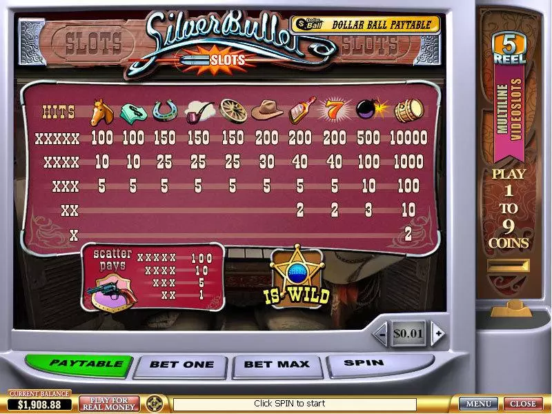 Silver Bullet PlayTech Slot Game released in   - Second Screen Game