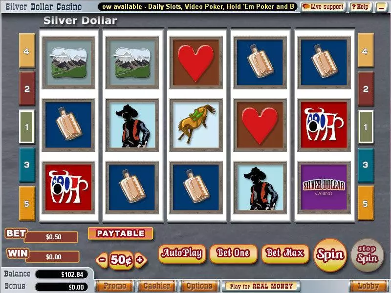 Silver Dollar Vegas Technology Slot Game released in   - 