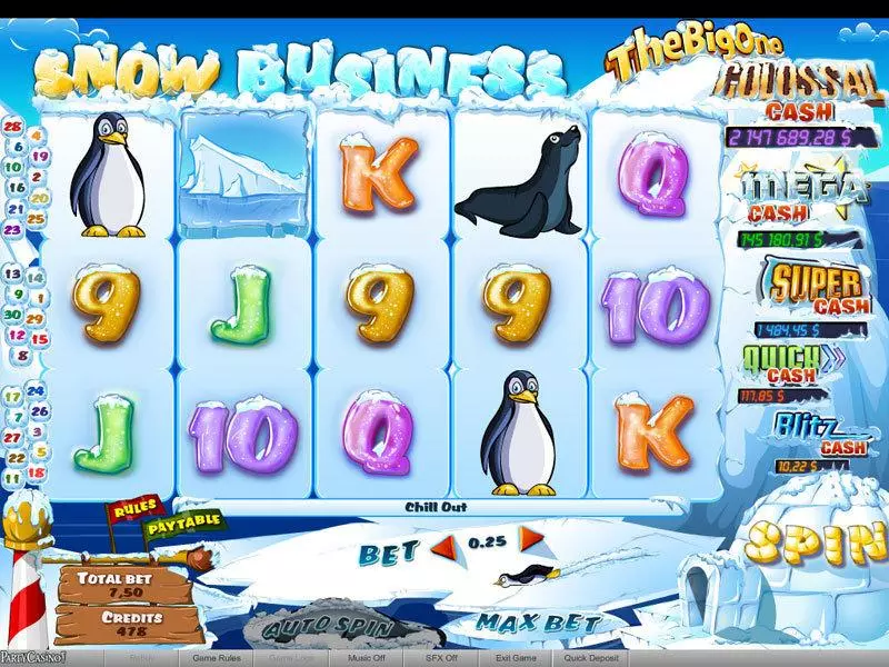 Snow Business bwin.party Slot Game released in   - Jackpot bonus game