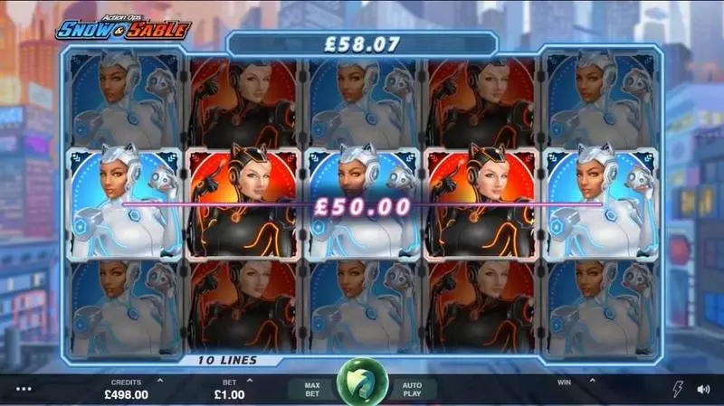 Snow & Sable Microgaming Slot Game released in December 2018 - Free Spins