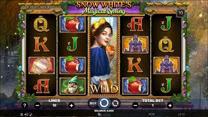 Snow White’s Magical Spring Spinomenal Slot Game released in May 2024 - Buy Feature