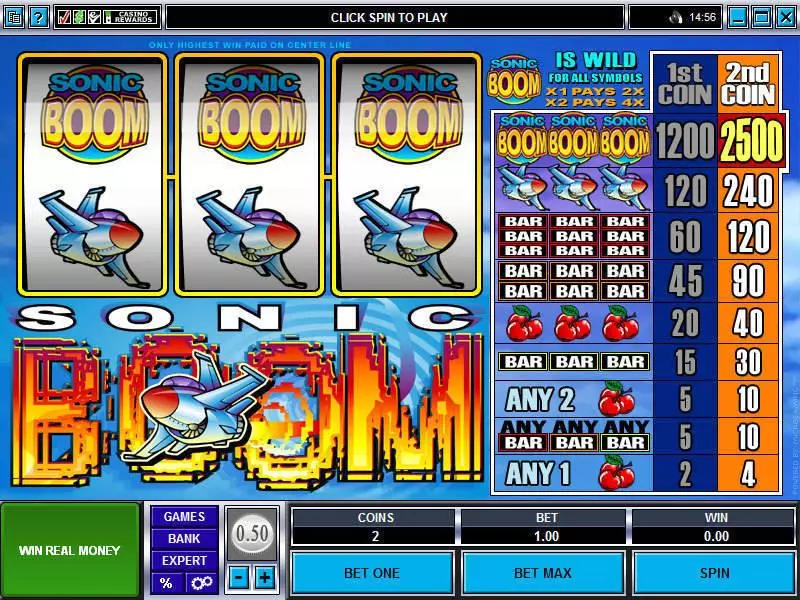 Sonic Boom Microgaming Slot Game released in   - 