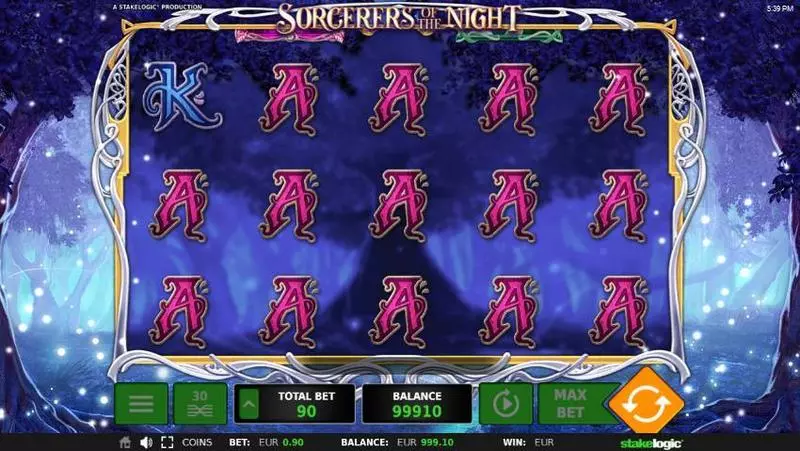 Sorcerers of the Night StakeLogic Slot Game released in November 2017 - Free Spins