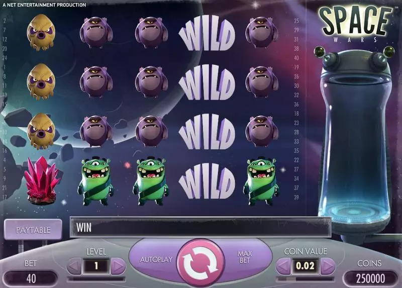 Space Wars NetEnt Slot Game released in   - On Reel Game