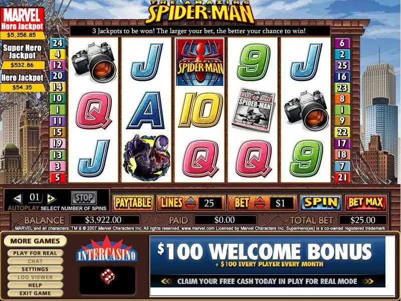 Spider-Man CryptoLogic Slot Game released in   - Free Spins