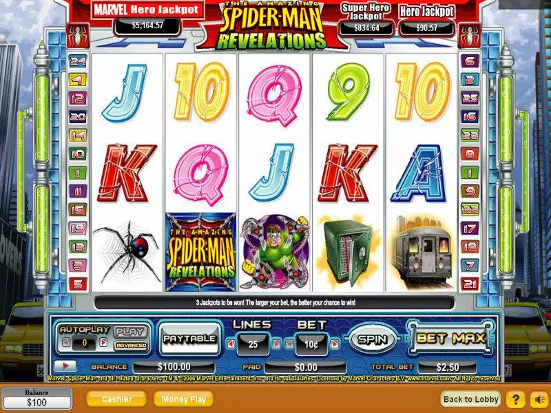 Spider-Man NeoGames Slot Game released in   - Free Spins