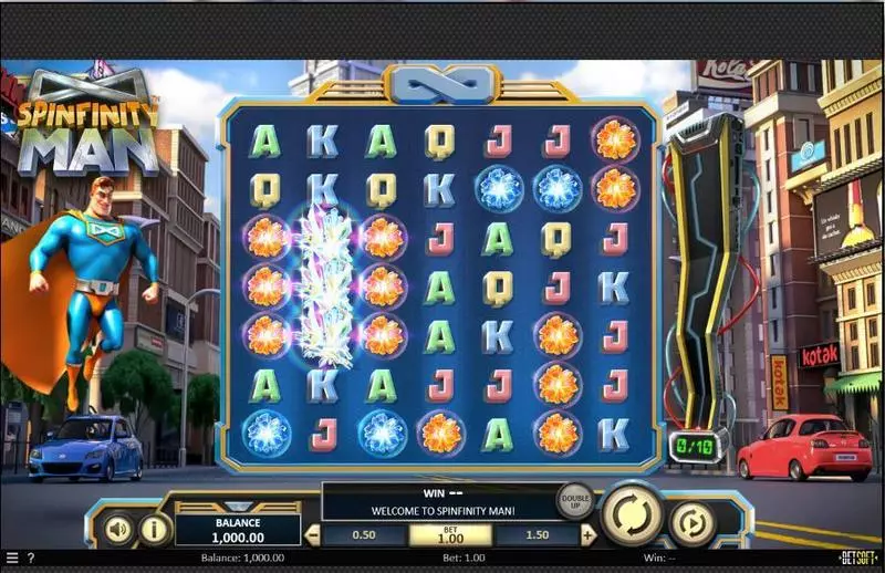 Spinfinity Man BetSoft Slot Game released in June 2019 - Free Spins
