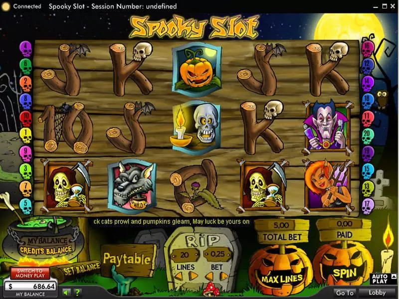 Spooky 888 Slot Game released in   - Second Screen Game