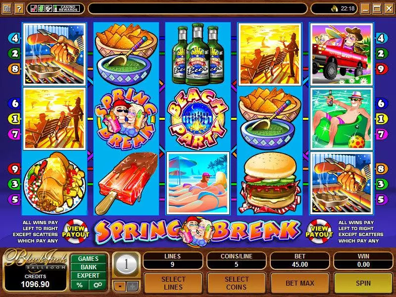 Spring Break Microgaming Slot Game released in   - Free Spins