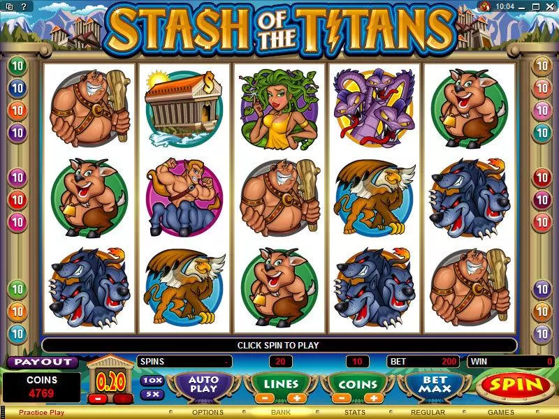 Stash of the Titans Microgaming Slot Game released in   - Free Spins