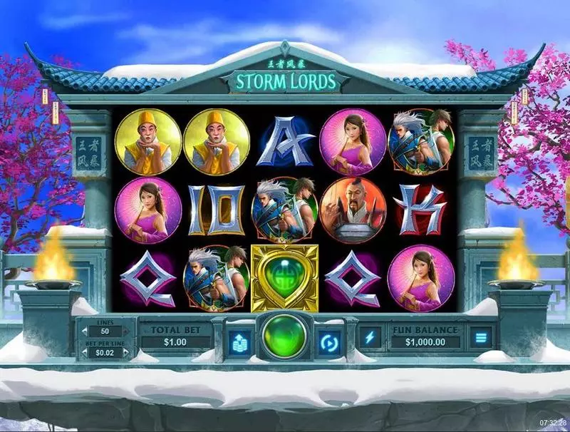 Storm Lords RTG Slot Game released in September 2019 - Free Spins