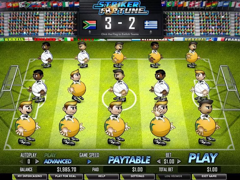 Striker Fortune PartyGaming Slot Game released in   - Second Screen Game