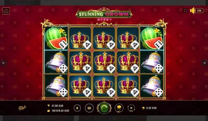 Stunning Crown Dice BF Games Slot Game released in May 2024 - 
