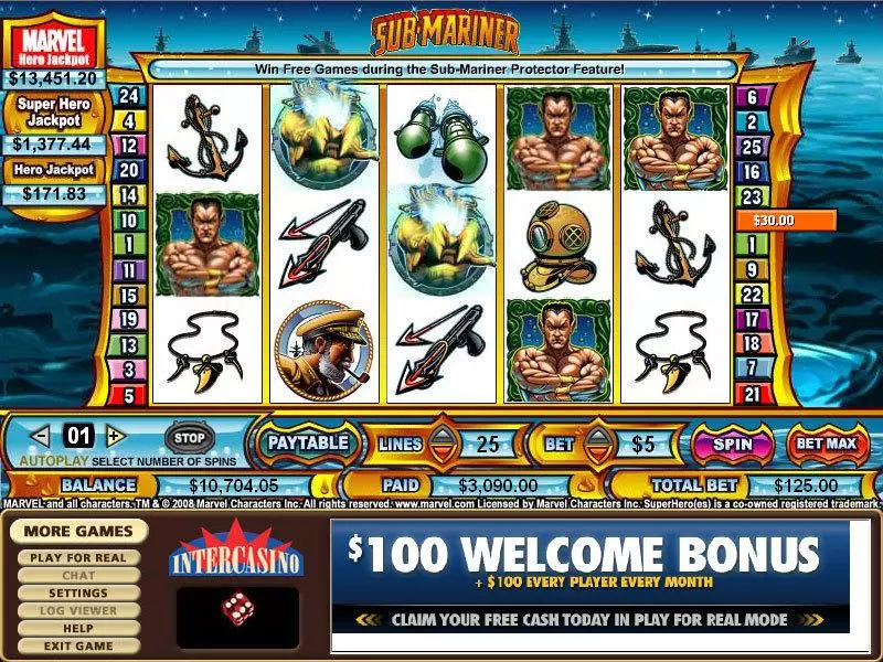 Sub-Mariner CryptoLogic Slot Game released in   - Free Spins