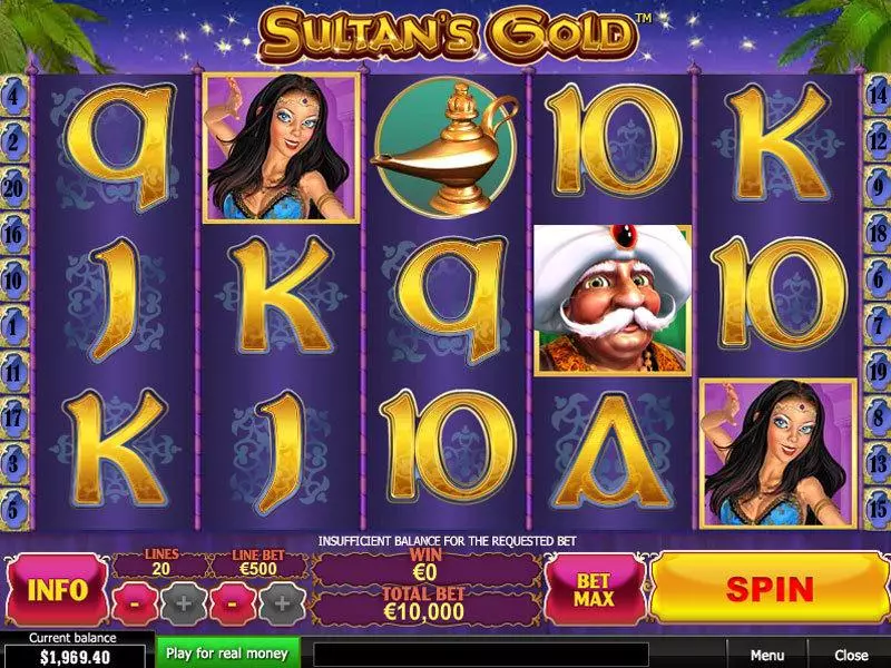 Sultan's Gold PlayTech Slot Game released in   - Free Spins