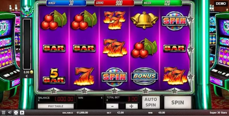 Super 30 Stars Red Rake Gaming Slot Game released in August 2023 - Minigame