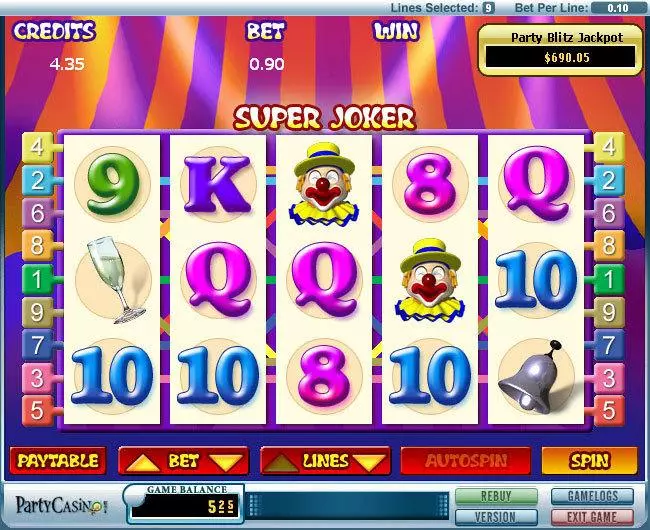 Super Joker bwin.party Slot Game released in   - Jackpot bonus game