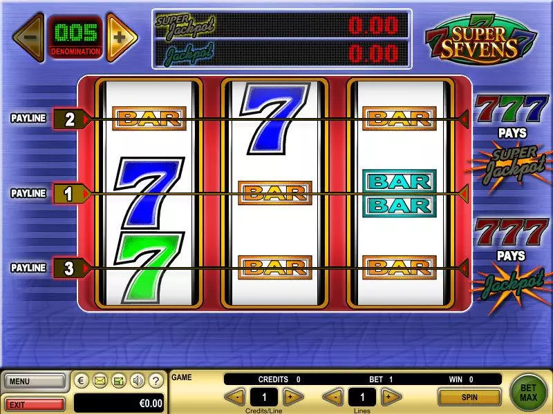 Super Sevens GTECH Slot Game released in   - Free Spins