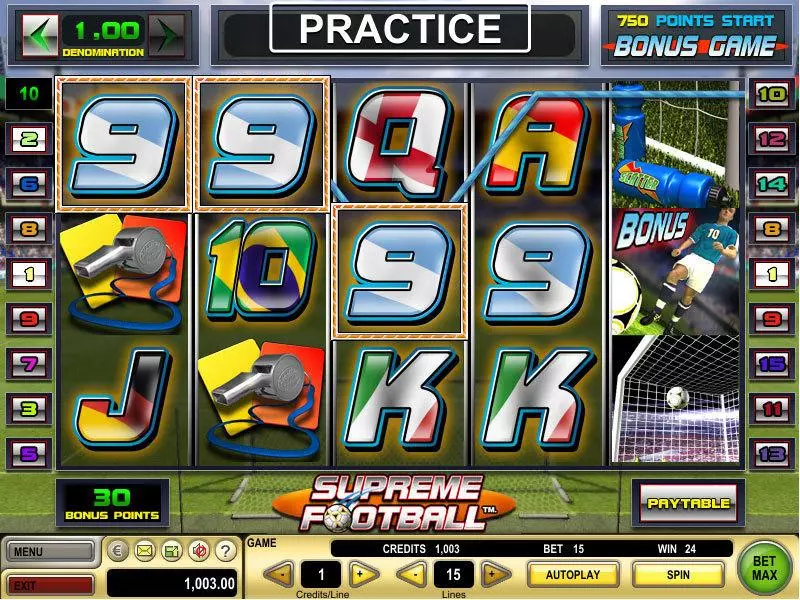 Supreme Football GTECH Slot Game released in   - Free Spins