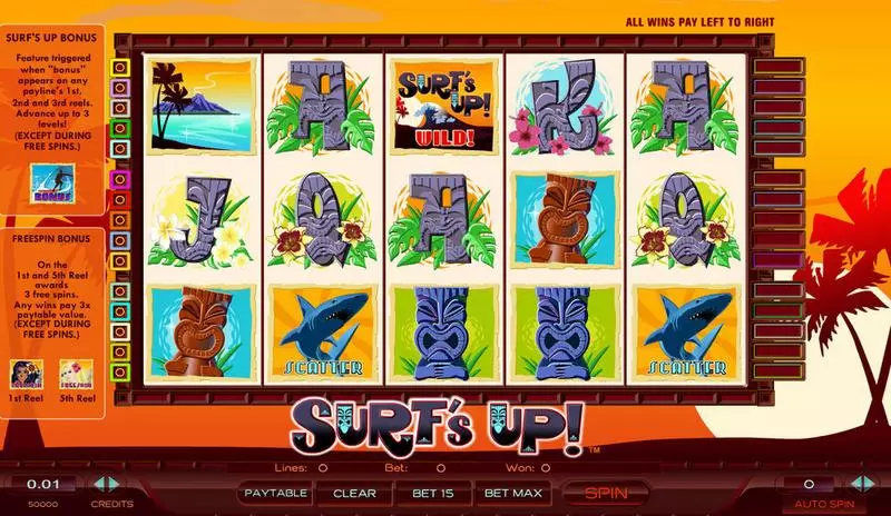 Surf's Up Amaya Slot Game released in   - Multi Level