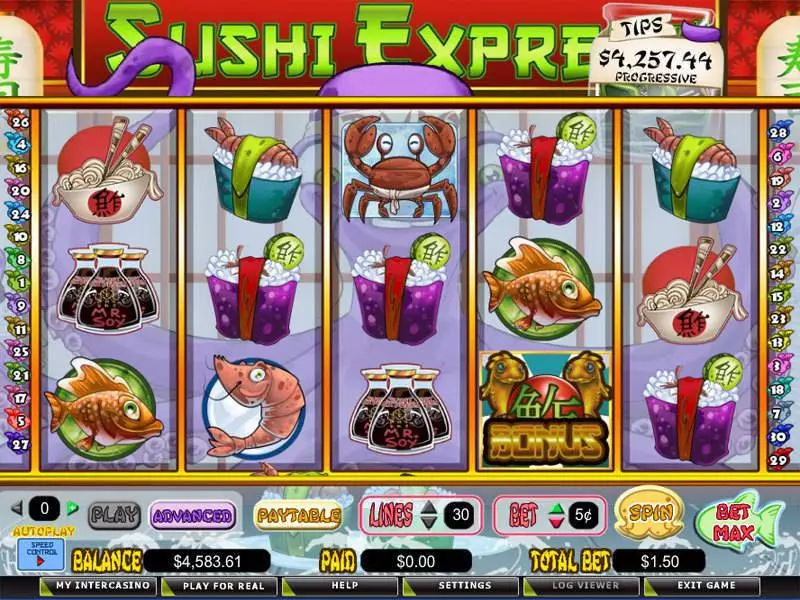 Sushi Express CryptoLogic Slot Game released in   - Free Spins