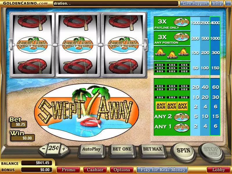 Swept Away WGS Technology Slot Game released in   - 