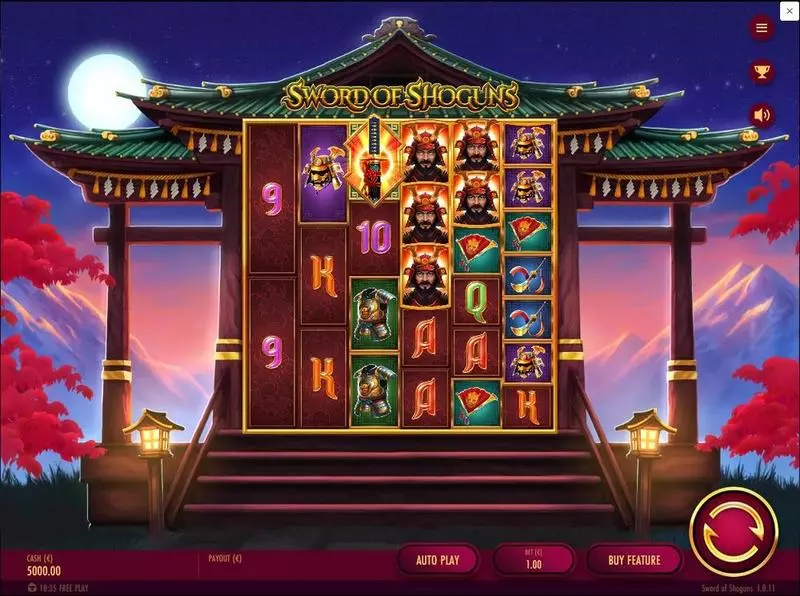 Sword Of Shoguns Thunderkick Slot Game released in June 2023 - Free Spins
