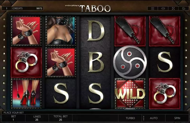 Taboo Endorphina Slot Game released in February 2018 - Second Screen Game