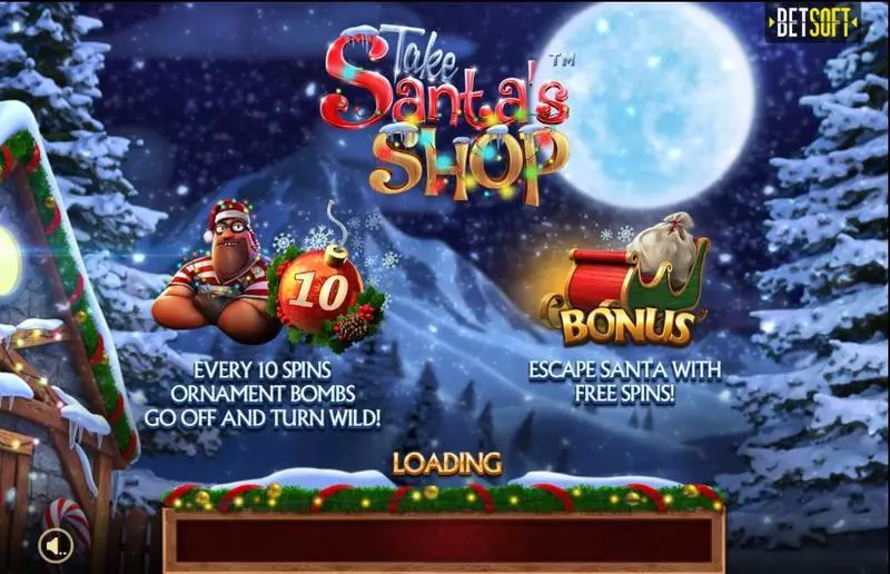 Take Santa’s Shop BetSoft Slot Game released in November 2020 - Free Spins