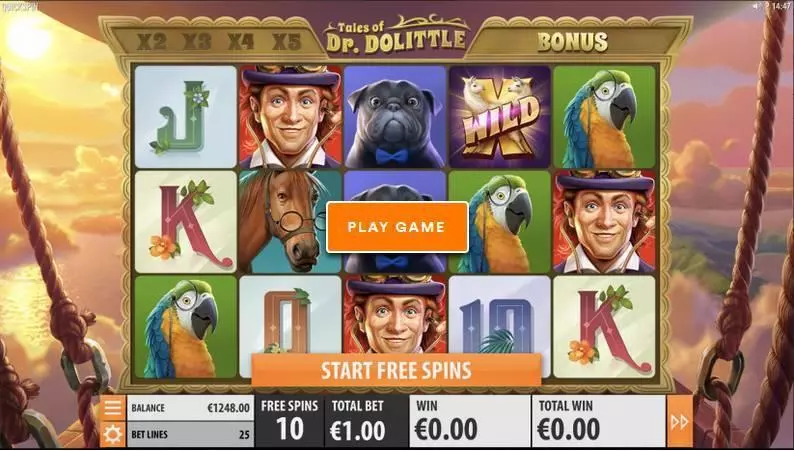 Tales of Dr. Dolittle Quickspin Slot Game released in April 2019 - Re-Spin