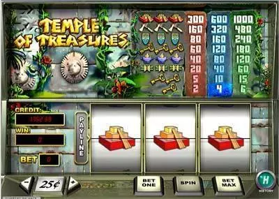 Temple of Treasures PlayTech Slot Game released in   - 