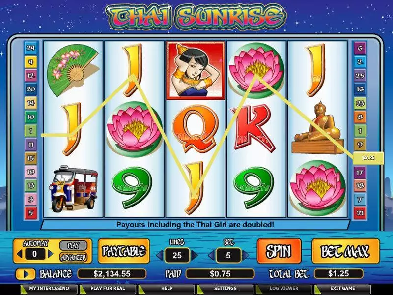 Thai Sunrise CryptoLogic Slot Game released in   - Free Spins