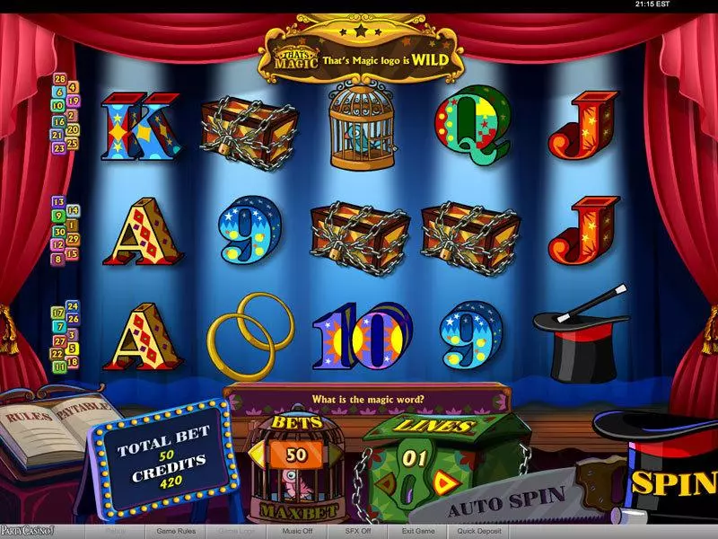 That's Magic bwin.party Slot Game released in   - Second Screen Game