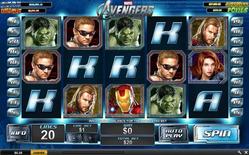 The Avengers PlayTech Slot Game released in   - Free Spins