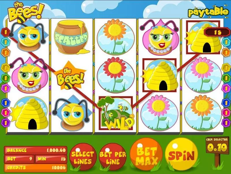 The Bees BetSoft Slot Game released in   - Swap Feature