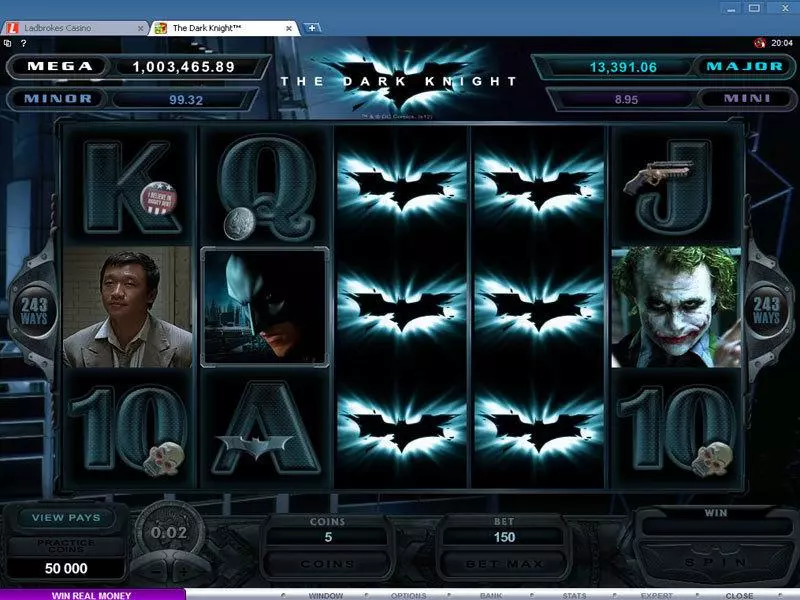 The Dark Knight Microgaming Slot Game released in   - Jackpot bonus game