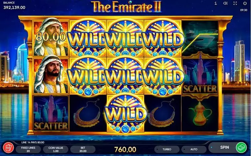 The Emirate II Endorphina Slot Game released in October 2022 - Bonus-Pop