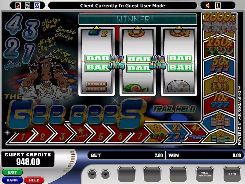 The Gee Gees Microgaming Slot Game released in   - Second Screen Game