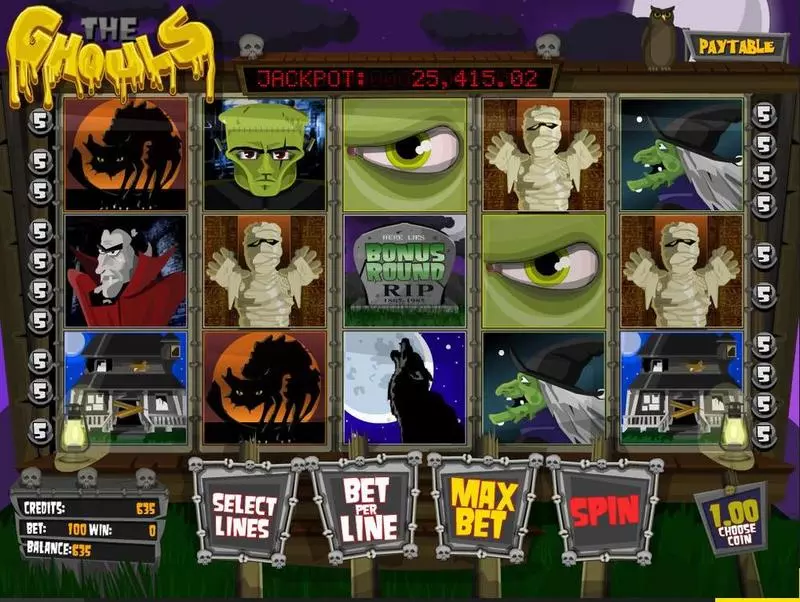The Ghouls BetSoft Slot Game released in   - Second Screen Game
