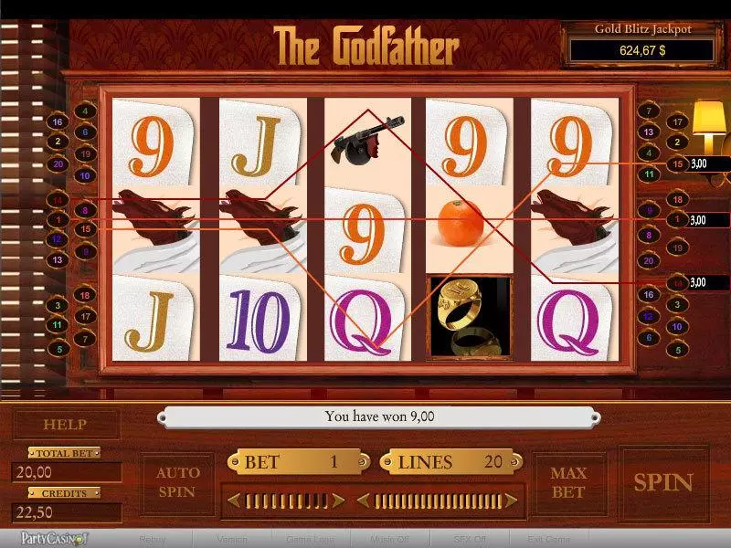 The Godfather bwin.party Slot Game released in   - Jackpot bonus game
