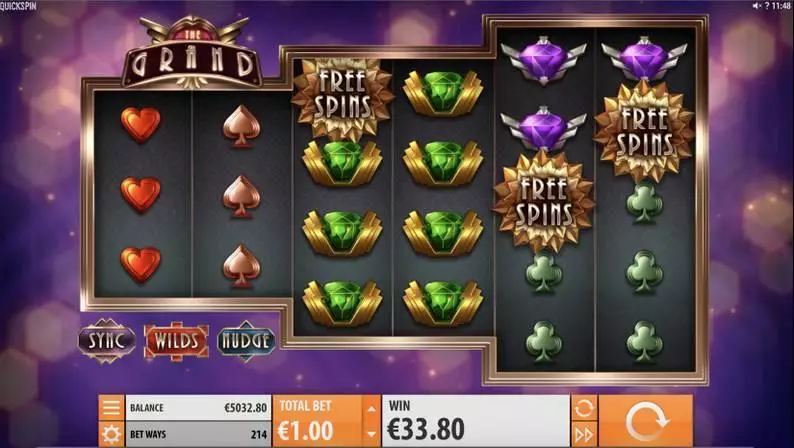 The Grand Quickspin Slot Game released in March 2019 - Free Spins