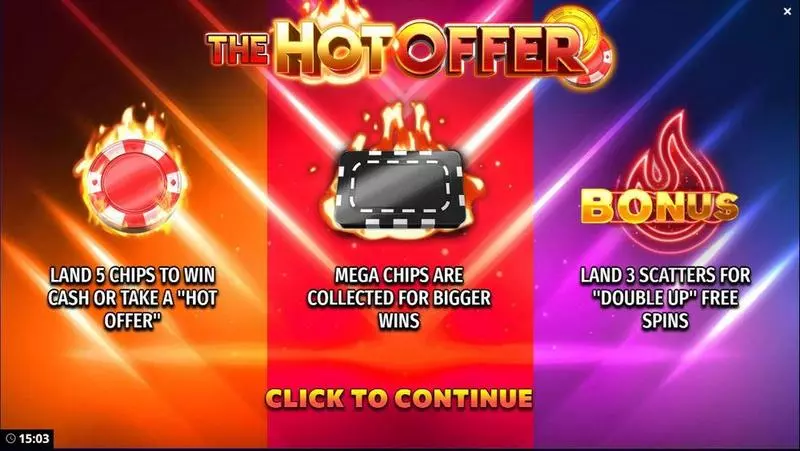 The Hot Offer Bang Bang Games Slot Game released in May 2021 - Free Spins