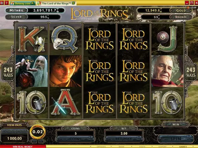 The Lord of the Rings Microgaming Slot Game released in   - Free Spins