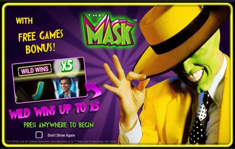The Mask NextGen Gaming Slot Game released in May 2018 - Free Spins