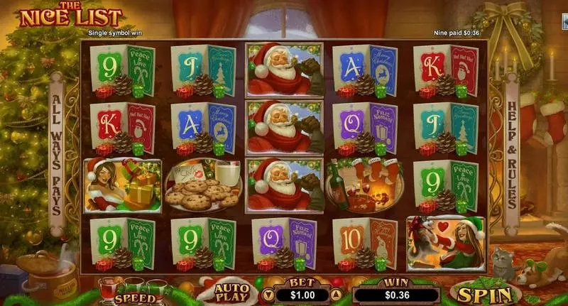 The Nice List RTG Slot Game released in   - Bonus Choice