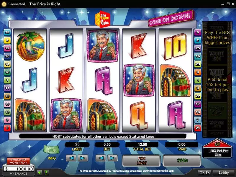 The Price Is Right 888 Slot Game released in   - Second Screen Game