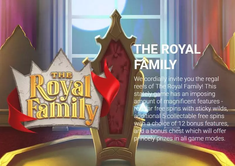 The Royal Family Yggdrasil Slot Game released in February 2020 - Free Spins
