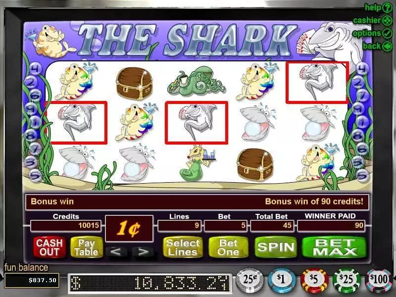 The Shark RTG Slot Game released in   - Second Screen Game
