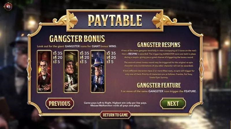 The Slotfather Part ll BetSoft Slot Game released in March 2017 - Free Spins